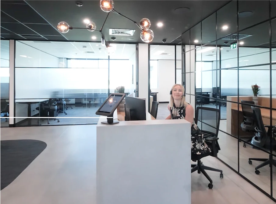 Connect Offices reception area